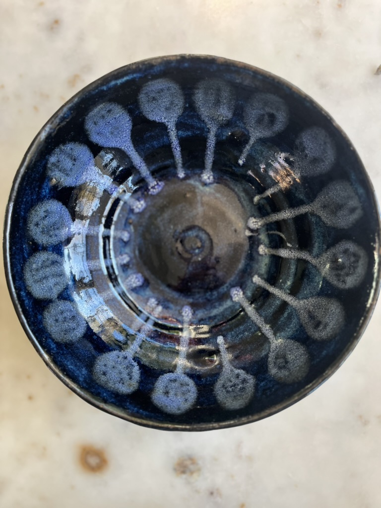 Glazed ceramic seen from above